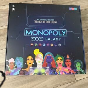 Monopoly Wow Galaxy Board Game - Black
